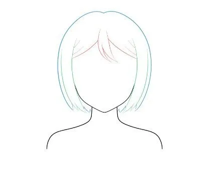 Como dibujar cabello / anime y manga – mujer - Fácil es dibujar