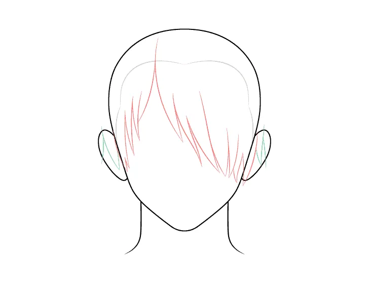 Como dibujar cabello / anime y manga – hombre - Fácil es dibujar