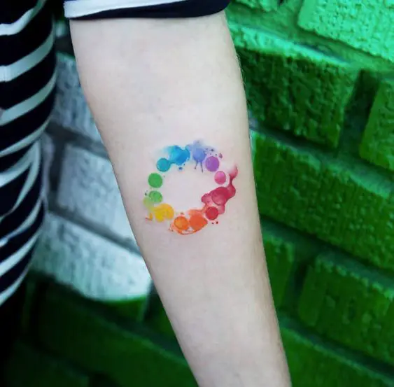 Tatuajes con paletas de colores 